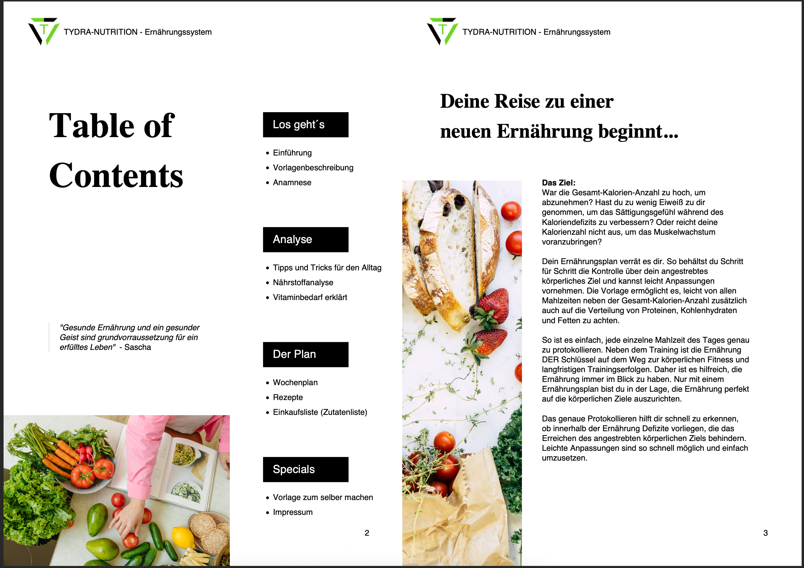 Nutrition Screenshot